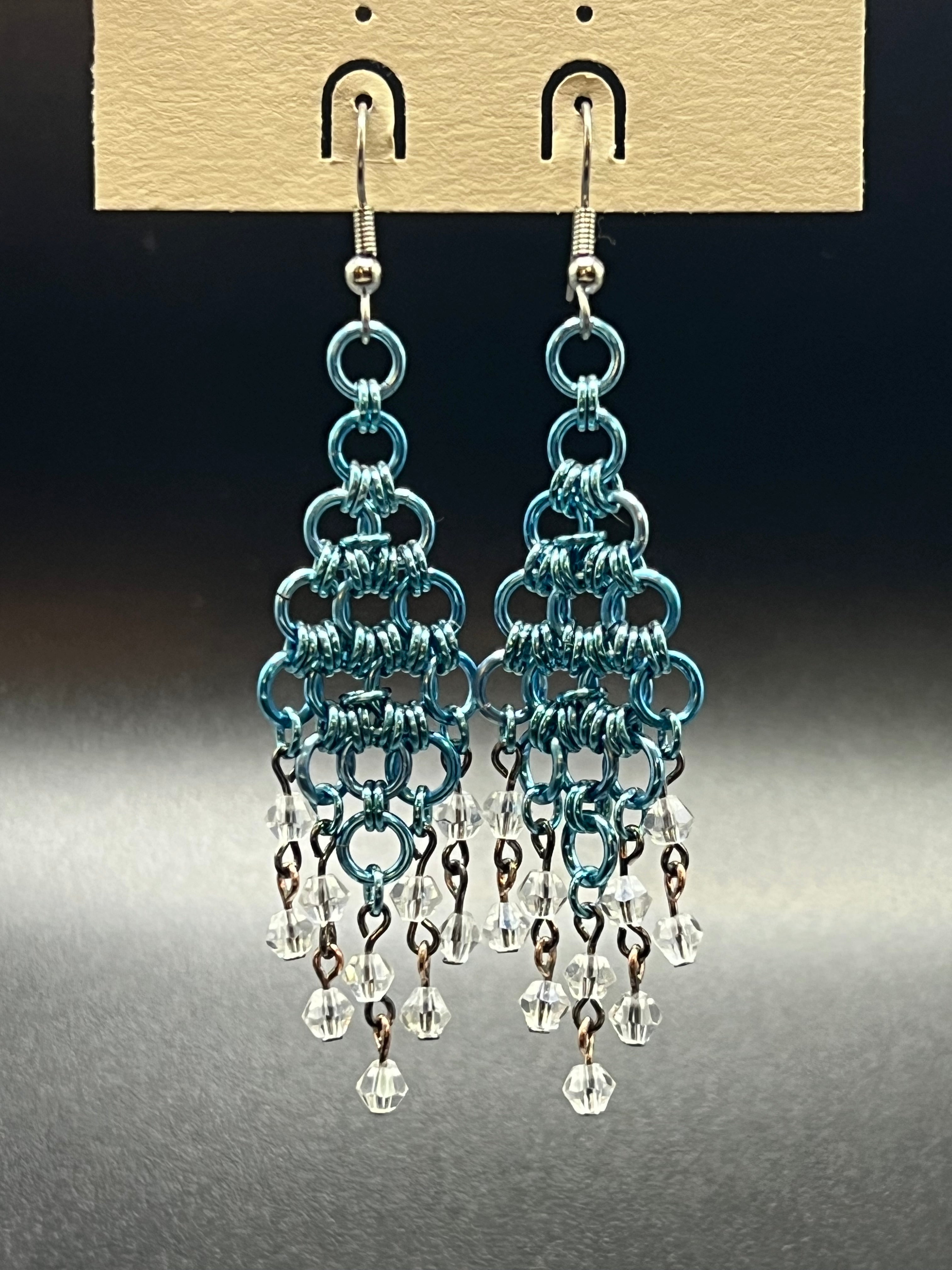 Chandelier Chainmaille Earrings