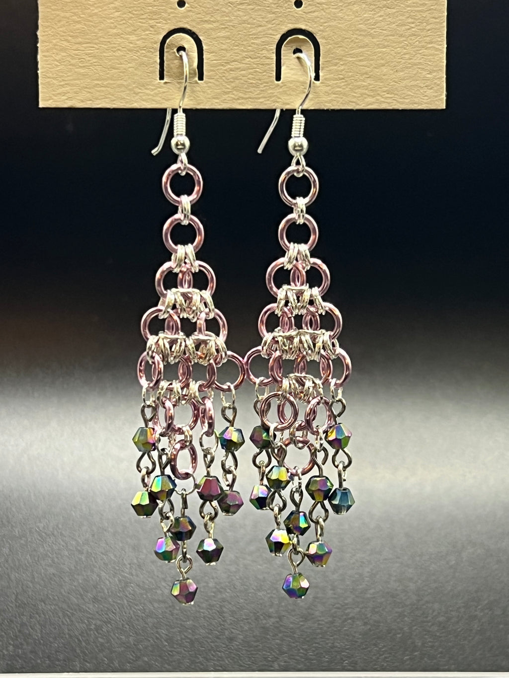 Chandelier Chainmaille Earrings