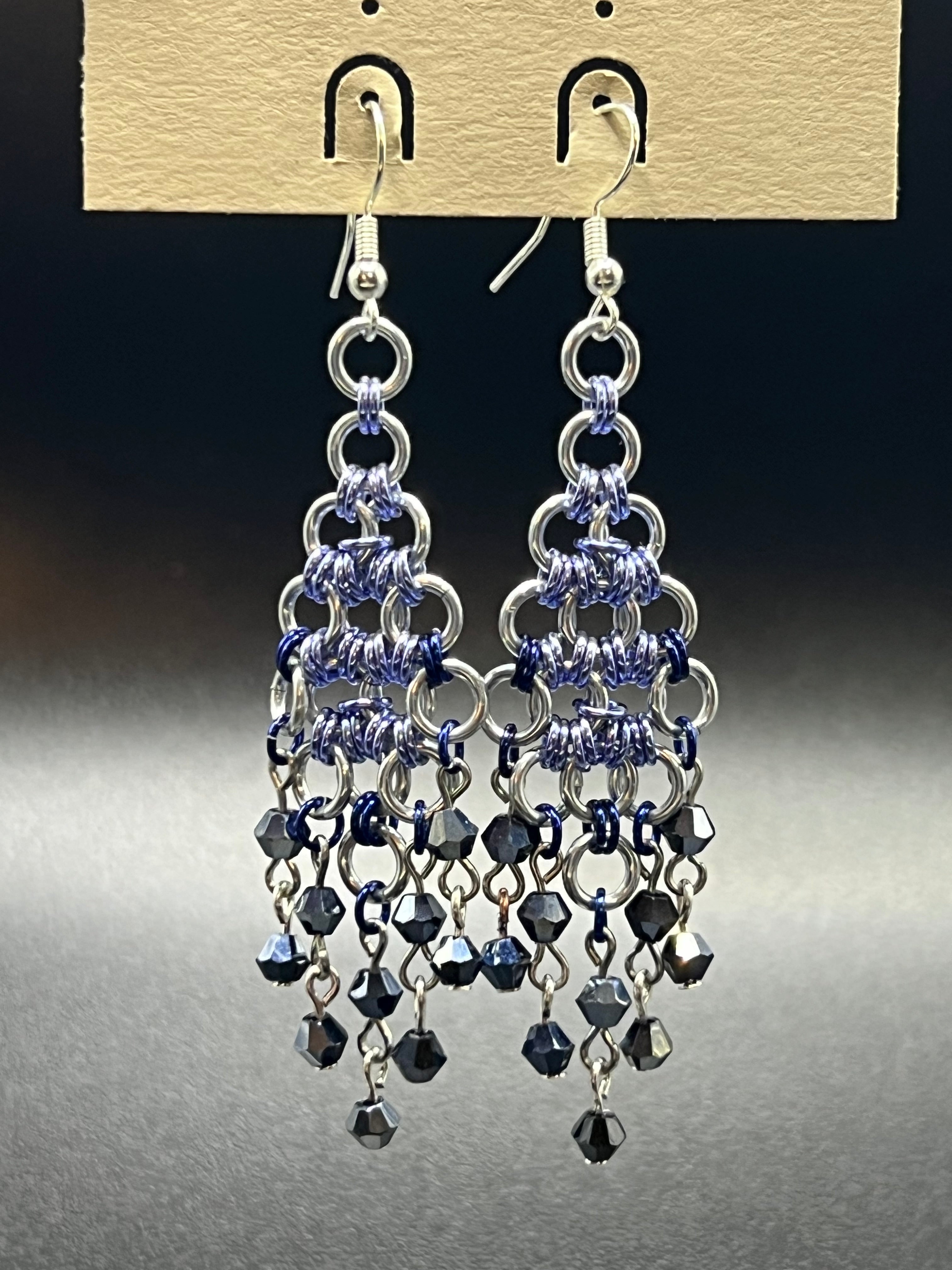 Chandelier Chainmaille Earrings