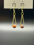 Bead and Chain Earrings