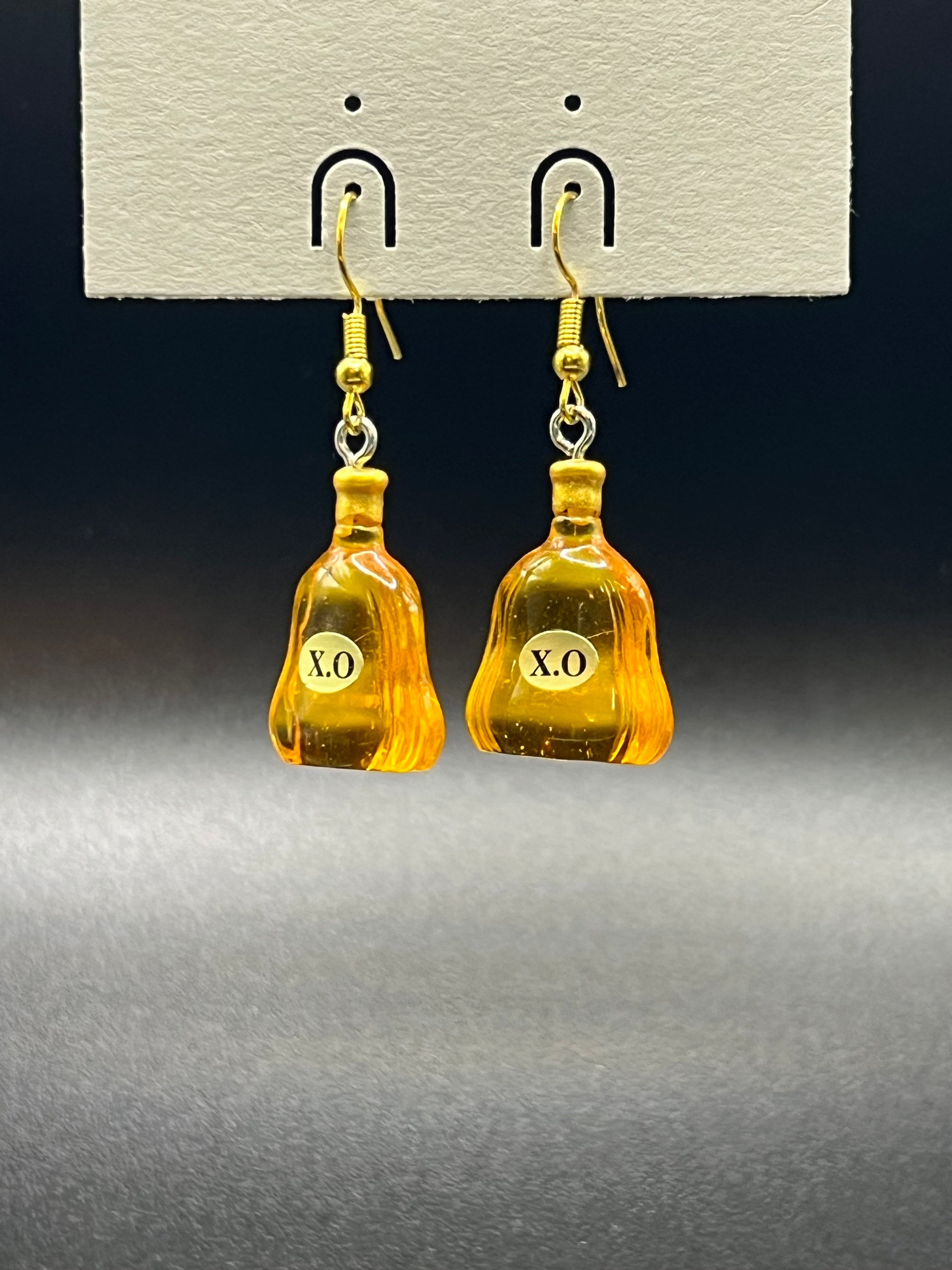 Whimsical Liquor Bottle Earrings